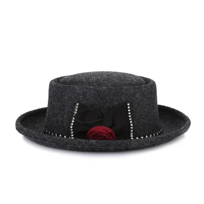  beautiful fringed pearl retro formal hat