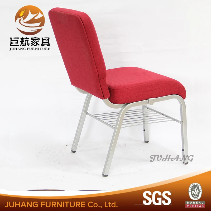 Kenya Kingdom Seeker Red fabric padded used church chair sale