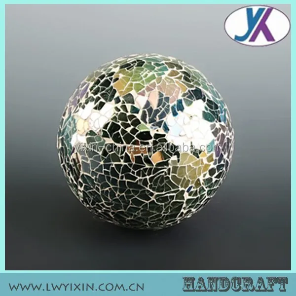 Полый мозаика вспененный декоративные цветные стеклянные шарики для продажи
