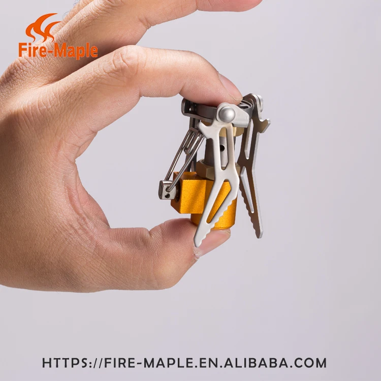 Fire Maple FMS-300T Titanium Mini Gas Stove, Gas Stove Burner, Mini Burner Stove