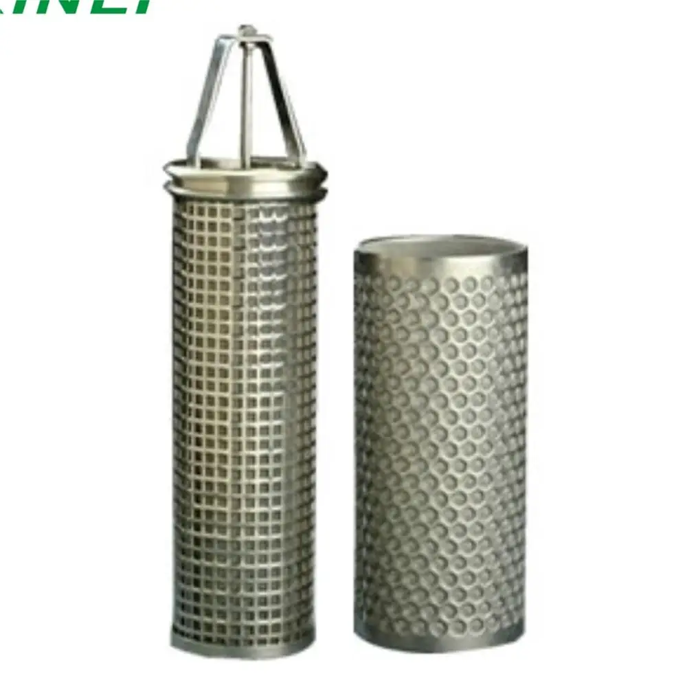 Sintered Wire Mesh Stainless Steel Basket Filter
