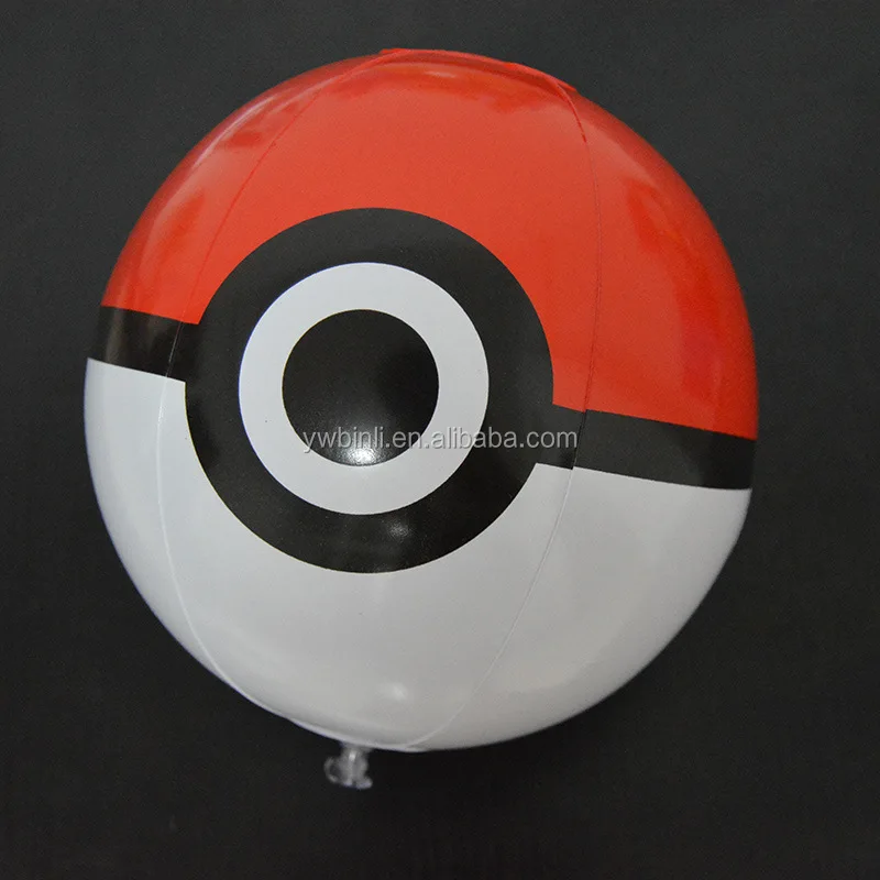 Hot sale PokemonXY inflatable Monster Ball Kids Summer Beach Ball