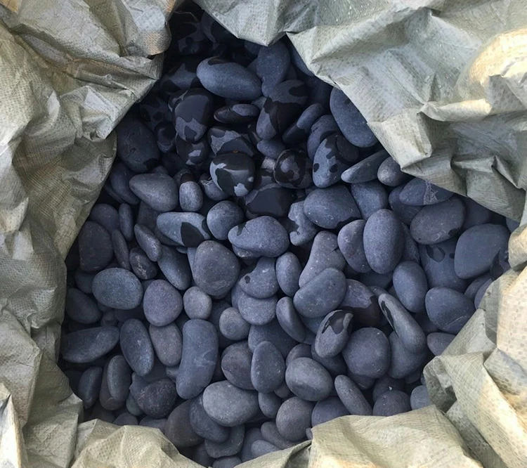
black mexican beach round river pebbles stone 