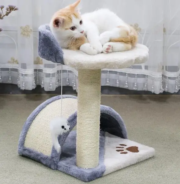 Прямая поставка, Когтеточка для котят, игрушечная Когтеточка, высокий кошачий подъем, подставка для активного центра, кошачий домик для деревьев