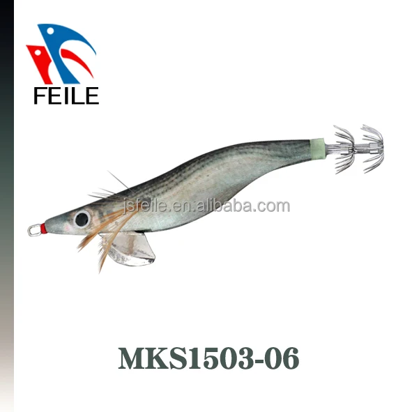 Natural color Artificial lure japanese squid jig