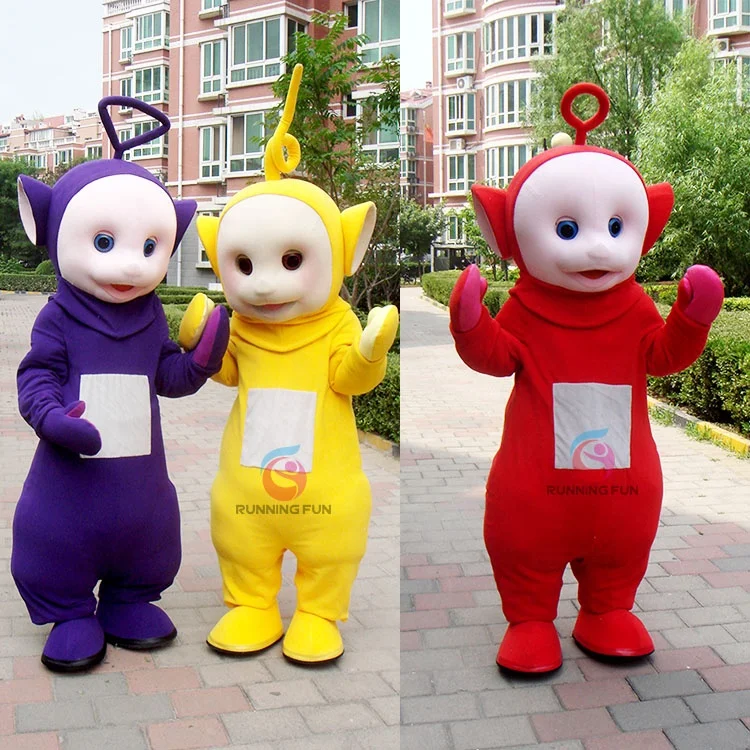 Running Fun custom CE teletubbies movie cartoon mascot costume for cosplay