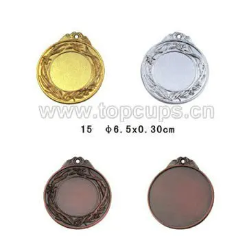 Zinc Alloy lily  Medal