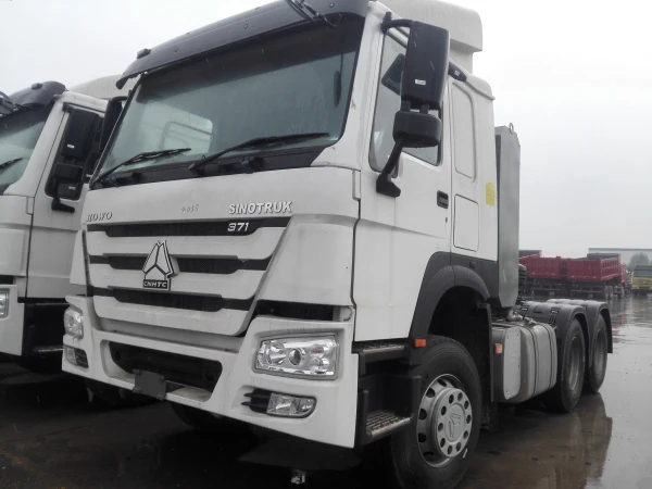 Howo 6x4 371hp left hand drive tractor truck Supplier of DANGOTE Group , dubai second hand tractor