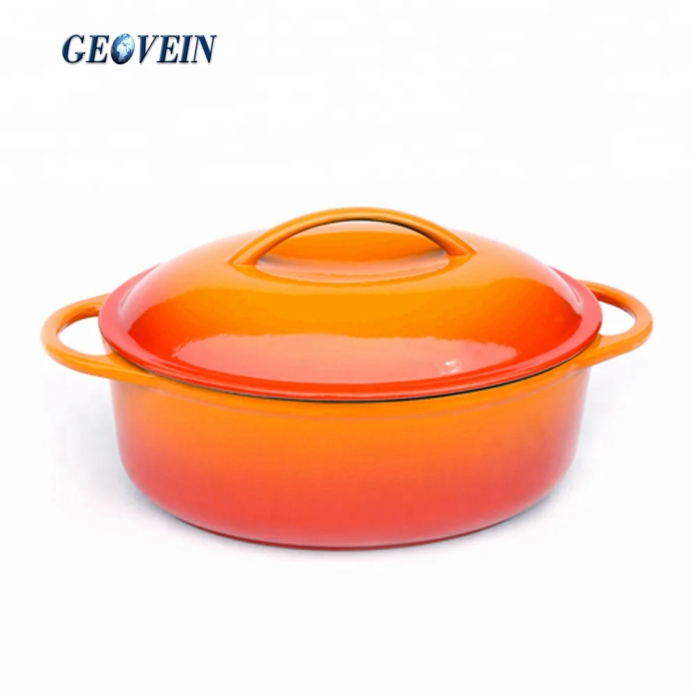 Аксессуары для кухни чугунная эмалированная посуда вершина сохраняющих тепло