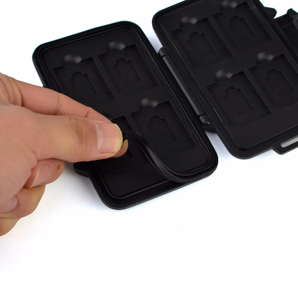 Waterproof Secure Memory Card Case Holder for SD card