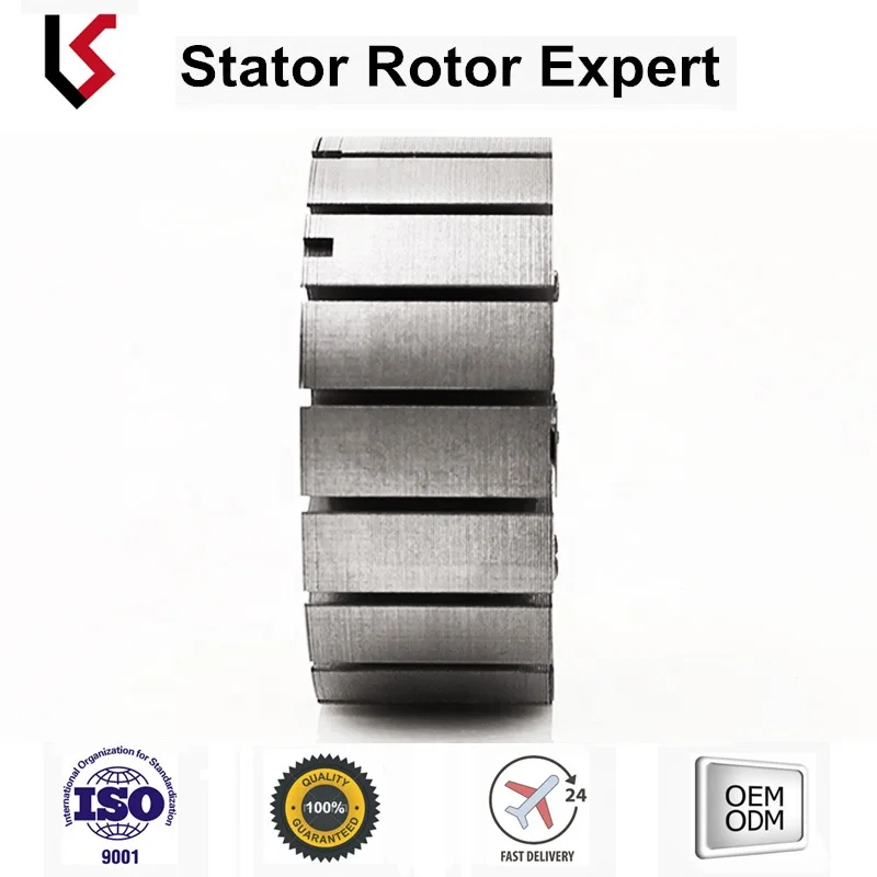 
OD75 interlock/riveting/welding technology stator rotor for scooter bldc motor lamination steel core 