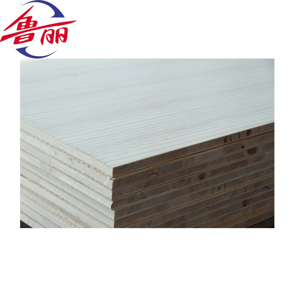
radiant pine 12mm 15mm 17mm 18mm block board from China for Kitchen cabinet 