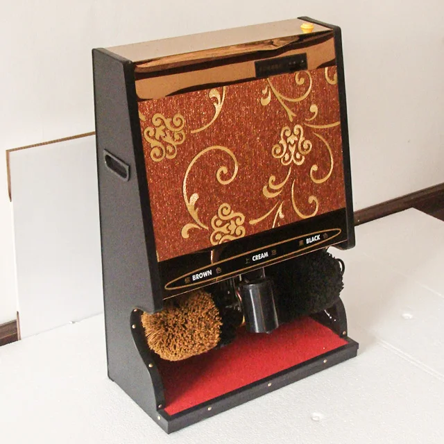 Автоматическая полировальная машина для обуви с монетами, машина для очистки обуви, небольшая полировальная машина для обуви, сделано в Китае