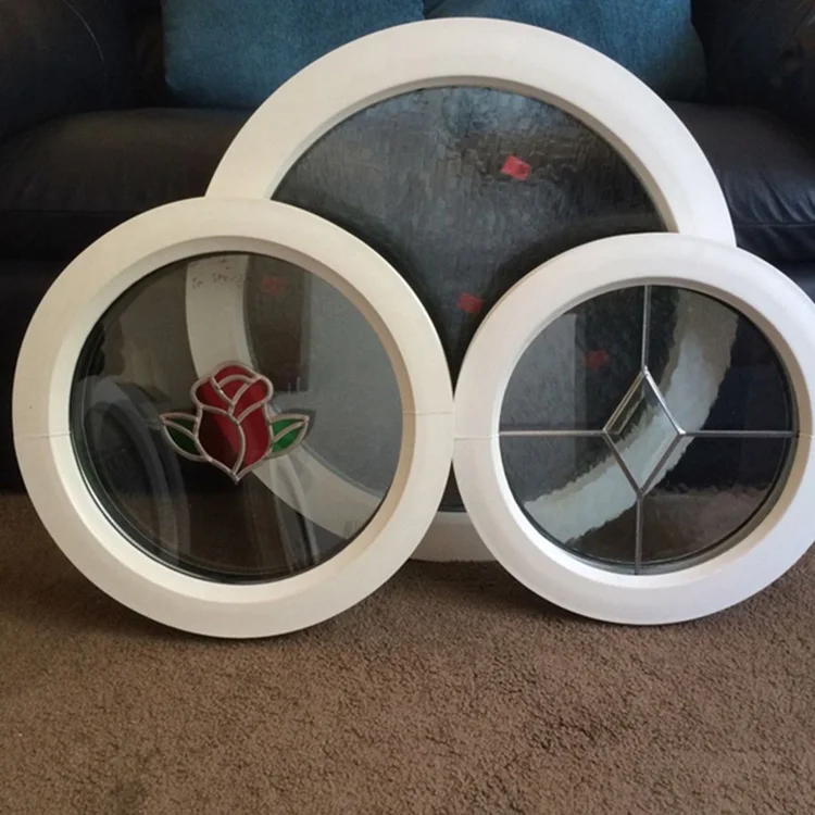 Australian Standard Vinyl Circle Glass Fix American Style Circular Windows