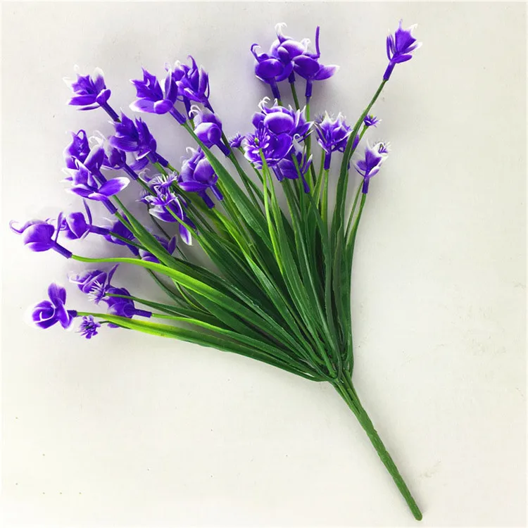 Artificial Flowers,Plants Faux Plastic Greenery Shrubs Indoor Outside Hanging Planter Home Wedding Garden Decor