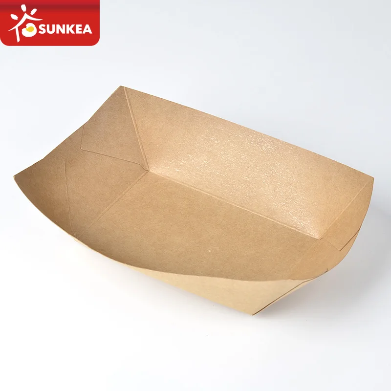 
Wholesale food kraft paper tray 
