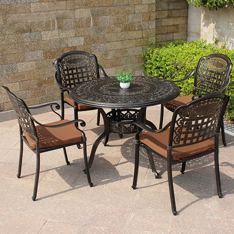 
Home Casual Modern Classics Indoor Outdoor chair table set vintage furniture antique garden furniture rattan wicker material 