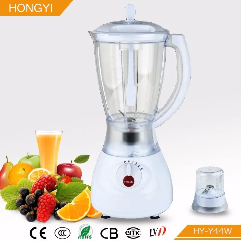 1500ml electric stand plastic juicer mixer with grinder mill for home using
