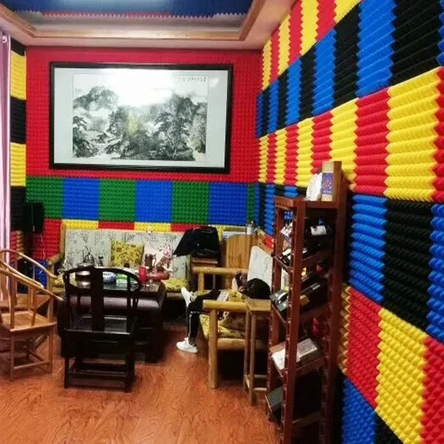 
foam acoustic music practice play drum room soundproof booth 