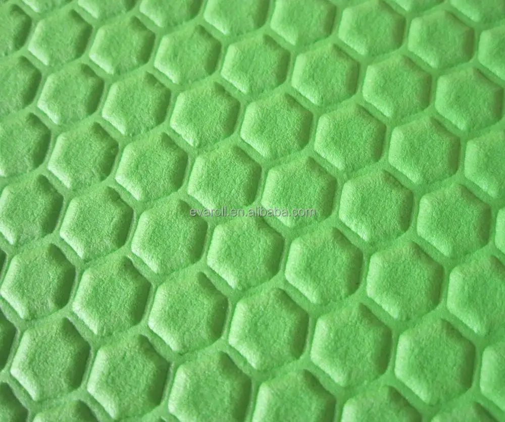 Cold, hot pressed and different texture EVA foam sheet products