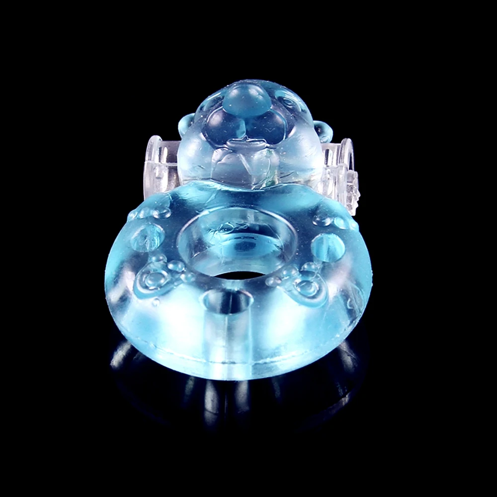 
100% Safety Material Vibrating Cock Ring Rabbit 