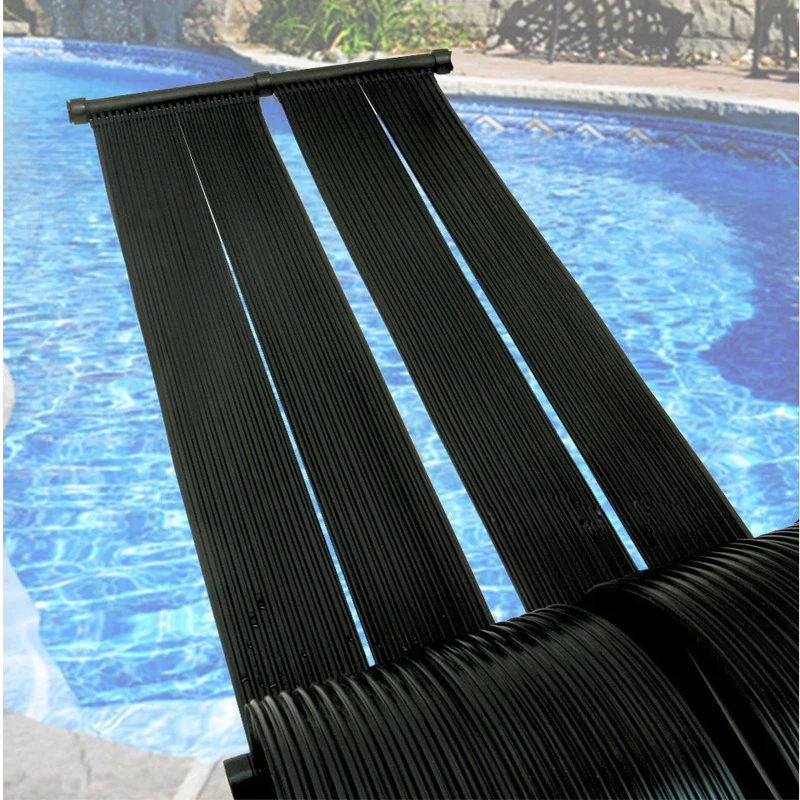 Solar pool heating mat thermodynamic panels