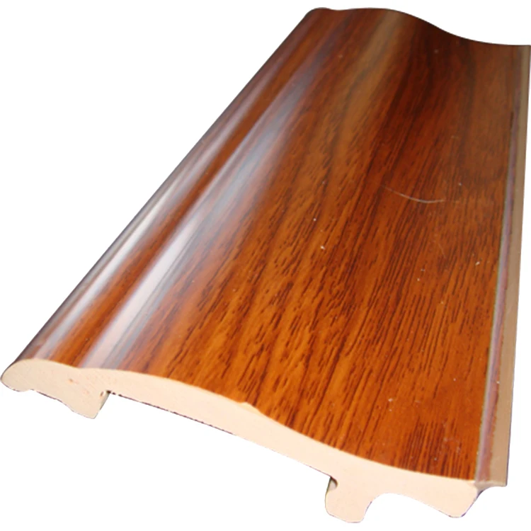 Waterproof Solid PVC Vinyl Baseboard Moulding