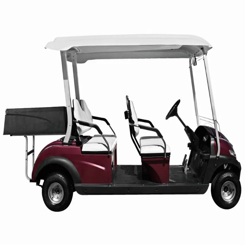 
Aluminium 4 seats 100kg battery golf cart cargo carrier with Curtis controller Trojan battery 