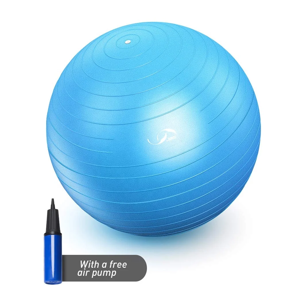 Экологичный швейцарский мяч, мяч для упражнений в тренажерном зале из ПВХ, мяч для фитнеса и йоги