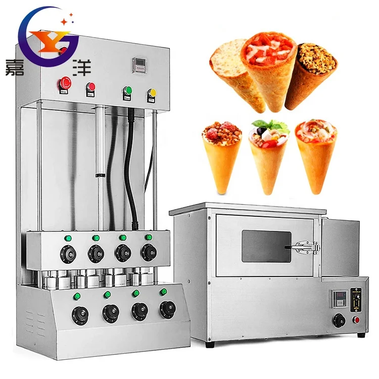 Hot sale automatic mini cone roll pizza machine ice cream cone sleeve machine