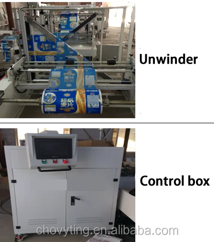 CWZD-600C+CS Laminated double line 3 sides sealing bag and double stand up pouch bag making machine