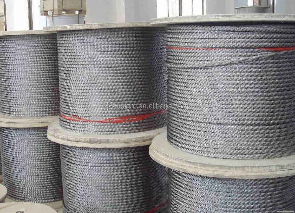 oil coated ungalvanised steel wire rope for cable car/ski lift