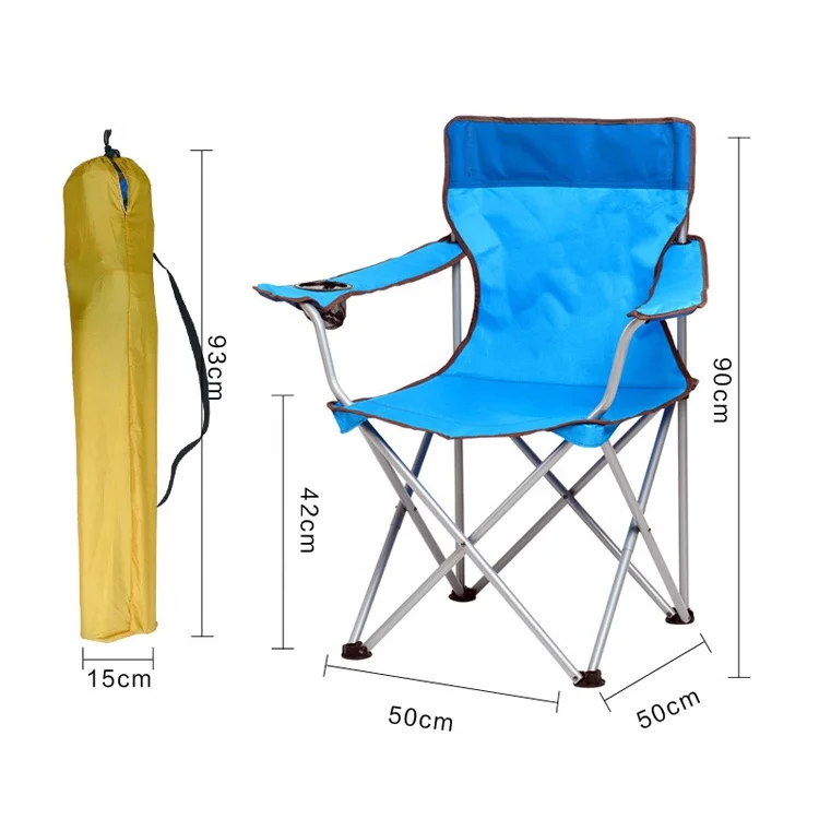 Folding Portable Fishing Chair With Armrest Beach Chair