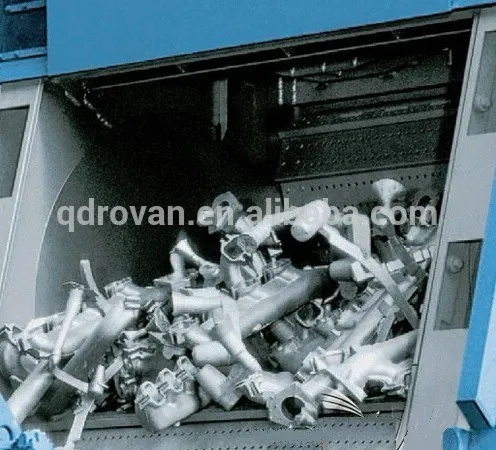 02 Dustfree полировка типа гусеничный выстрел бластер, пескоструйная машина