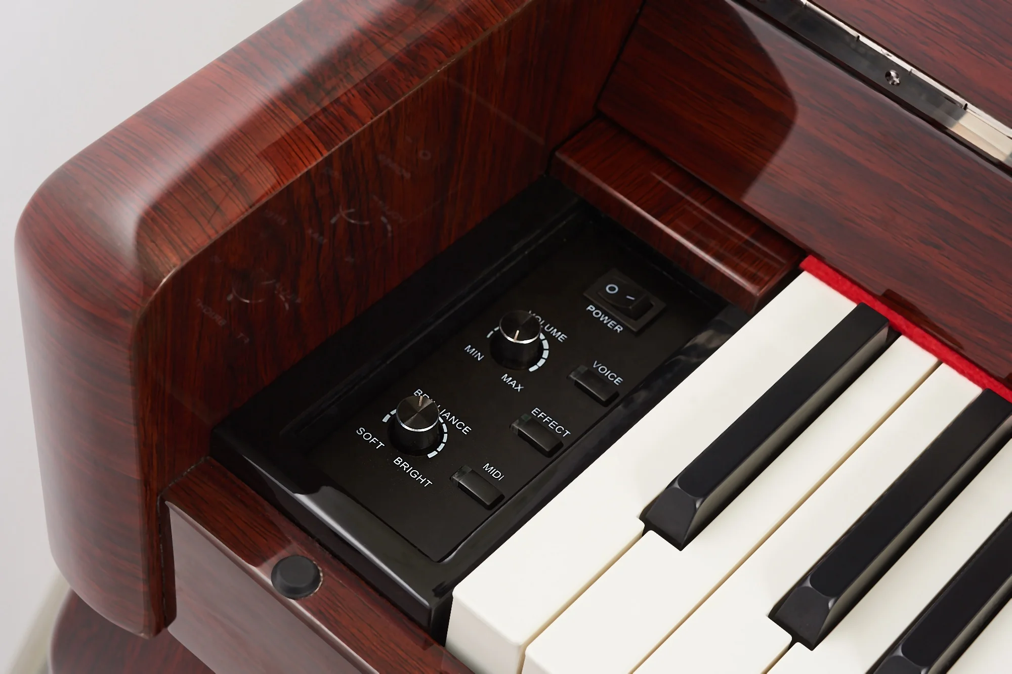 SPYKER  piano high quality digital upright piano walnut color  HD-L123