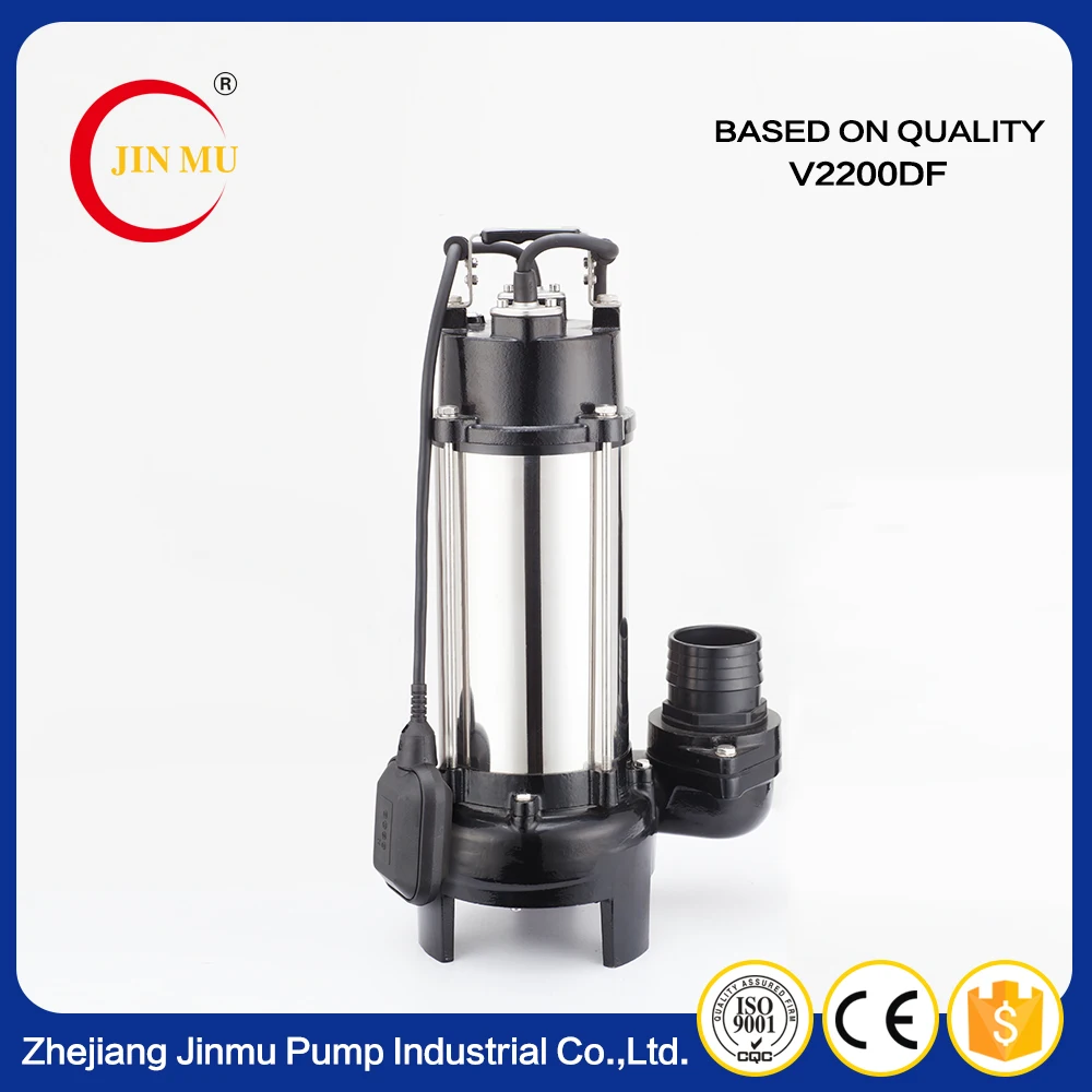 Лучшая цена внутренний большой поток высокого давления прочный мотор погружной водяной насос с ножницами резки