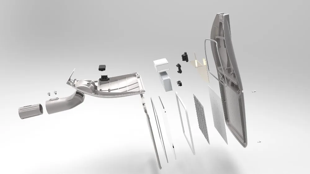 
Two different install method power-off protection LED street lights 