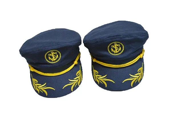 Custom White Captain Sailor Hat For Sale