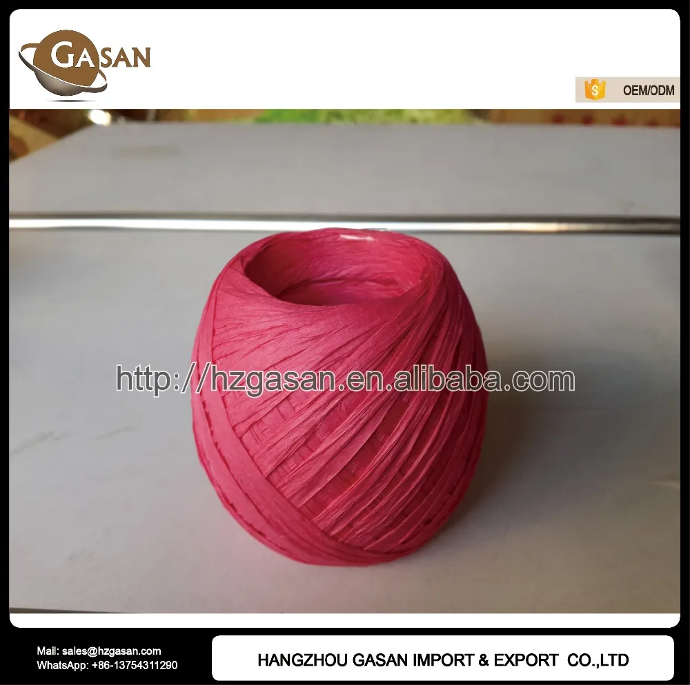 
Arts And Crafts Bright-colored Paper Raffia Crochet Yarn 