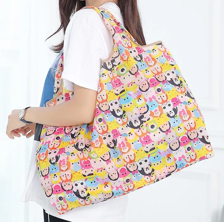 
customised new design eco recycle foldable polyester shopping bag 