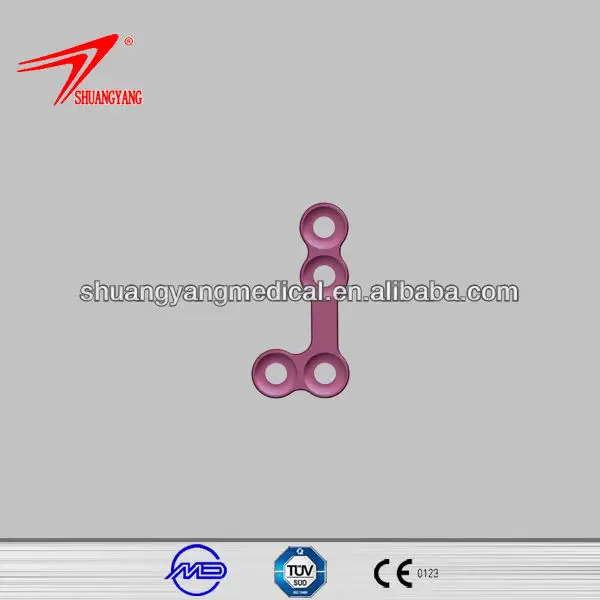 челюстно-лицевой 90 градусов л- формы блокировкой костные пластины