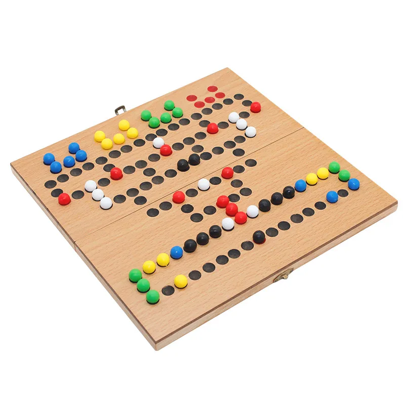 Wooden custom games Ludo , checkers board game for kids