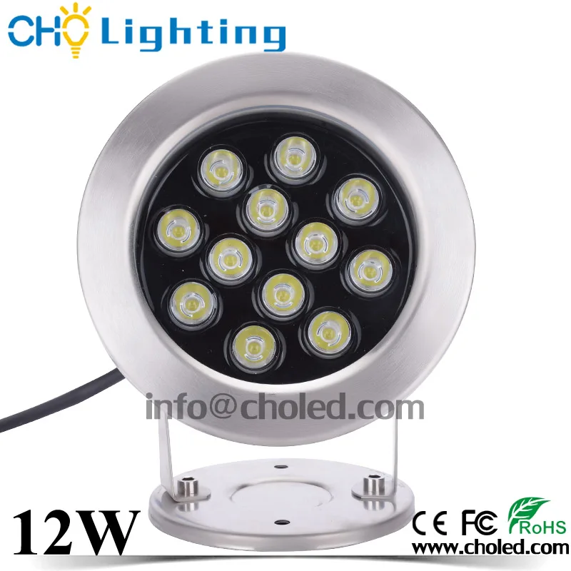 12w ip68 under water light 12v ip68 3 years warranty