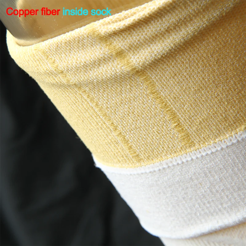 U-Guarding Copper compression Calf Sock with 15-19mmHg pressure lever one for football player