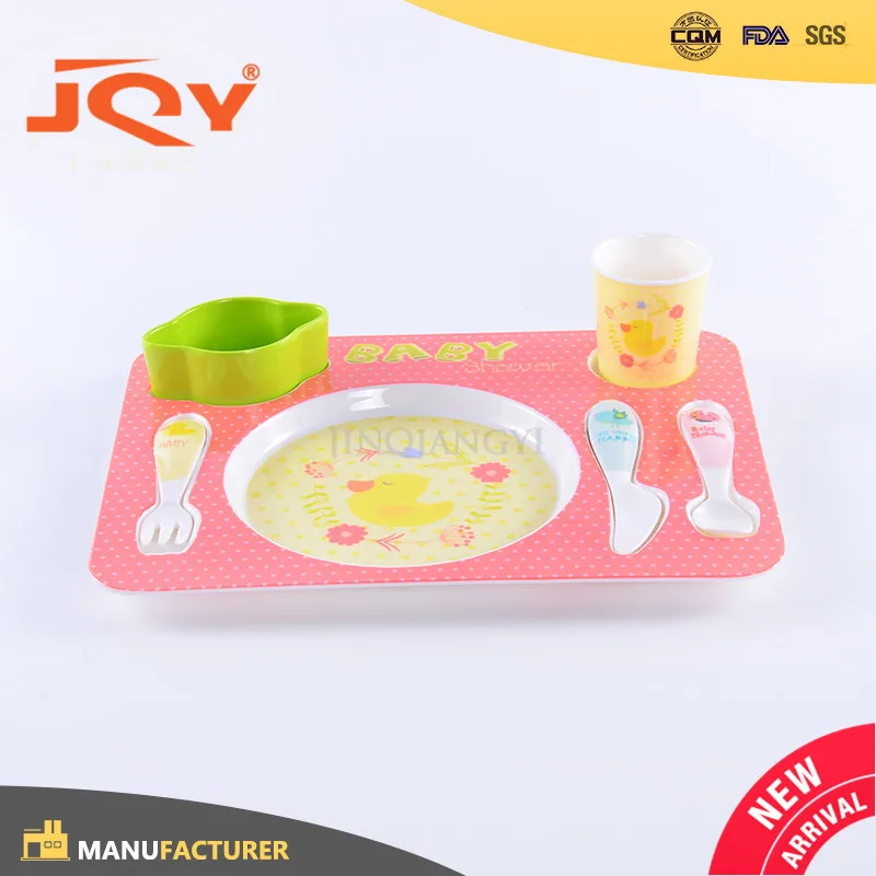 Горячие продажи высшего сорта фантазии ребенка меламин пластин, грудью пластины для ребенка