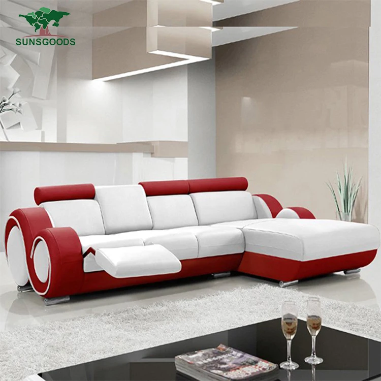 Factory Wholesale Hot Sale Modern Design Leather Sofa, Modern Black Fabric Corner Sofa 7 Seat