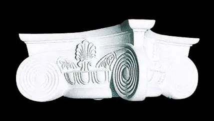 
gypsum roman pillar chapiter, column and base 