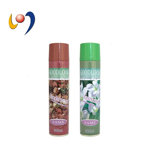 
CMYK printing empty aerosol tin cans for household 300ml aerosol fragrance 