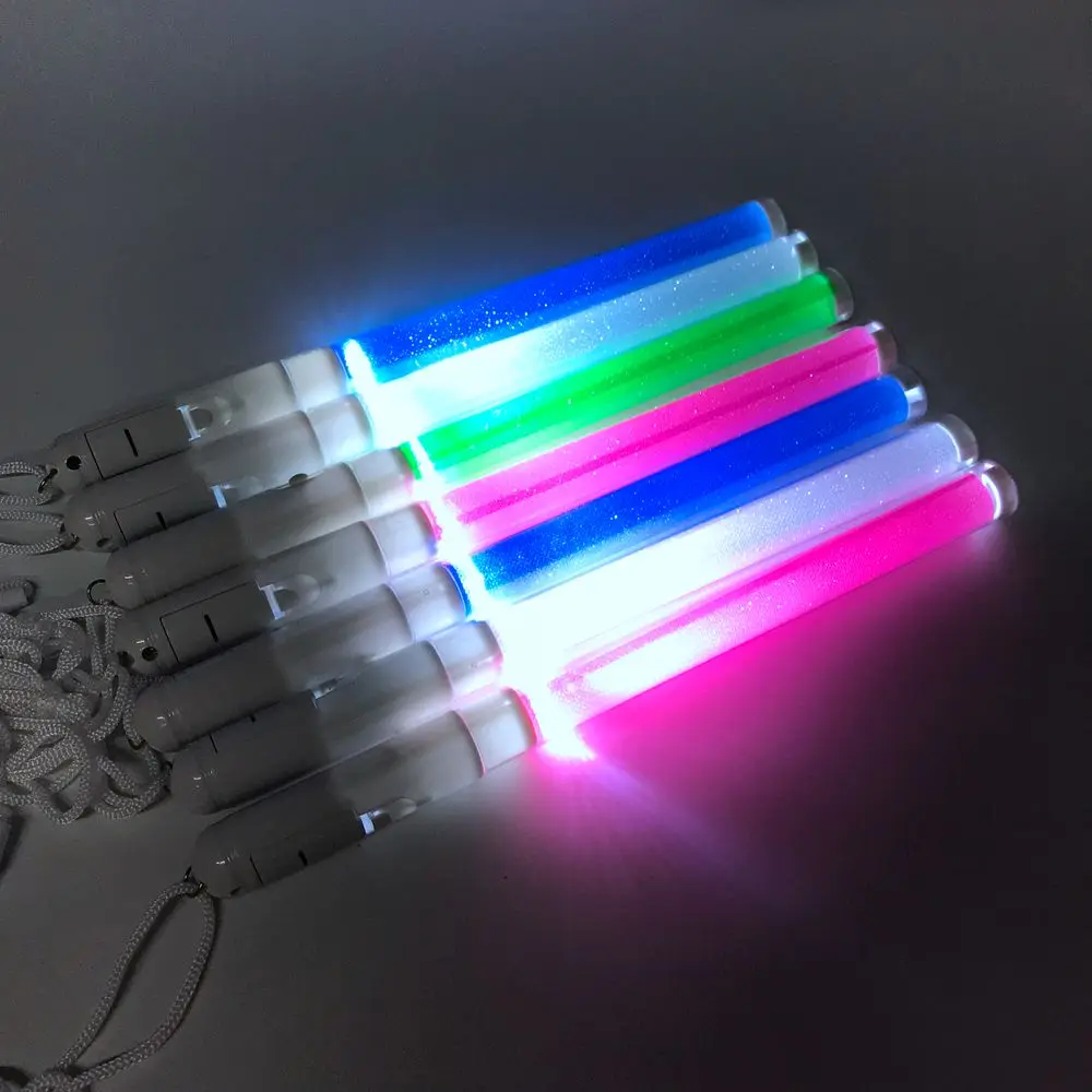 Popular OEM price Christmas gift colorful flashing customized LOGO LED stick