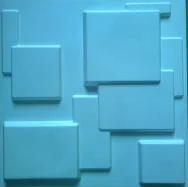 Переработанная пластиковая 3d настенная панель фабричная